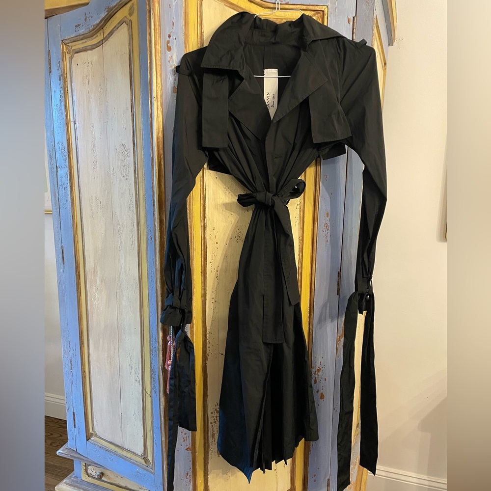Lanvin River 2003 Pleated Trench Coat